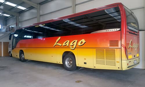 Alquiler de autobuses en Ferrol Autos Lago
